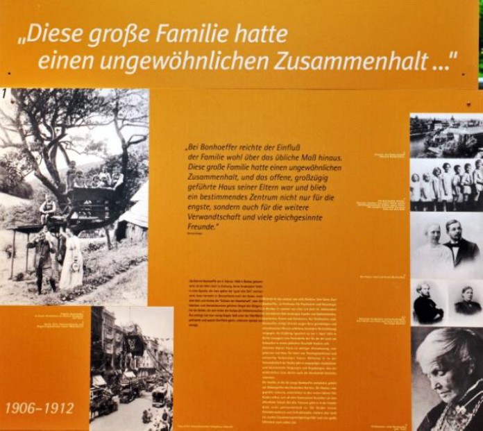Tafel 1 Bonhoeffer Ausstellung